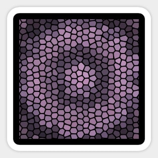 Painted Glass of Floating Purple Mandalas Sticker